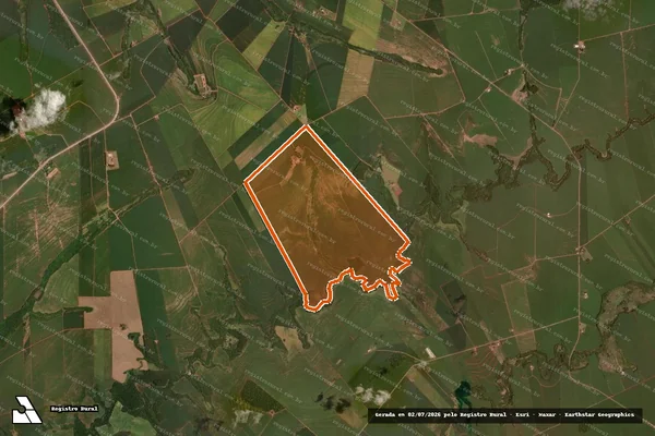 Imagem de satélite de Fazenda Arara em GOIOERÊ - PR