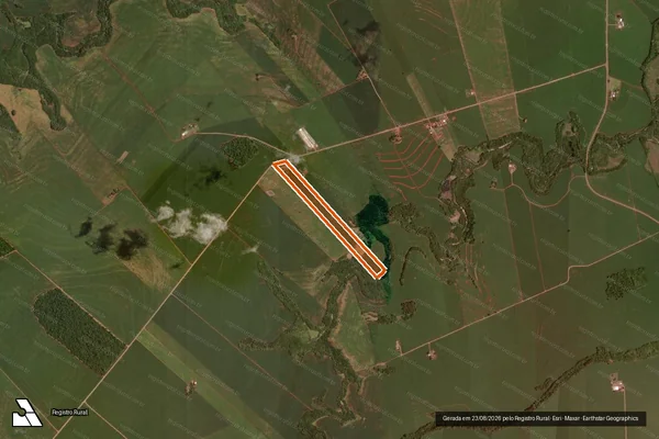 Imagem de satélite de SITIO SANTA HELENA - Mat 29098 em RANCHO ALEGRE D'OESTE - PR