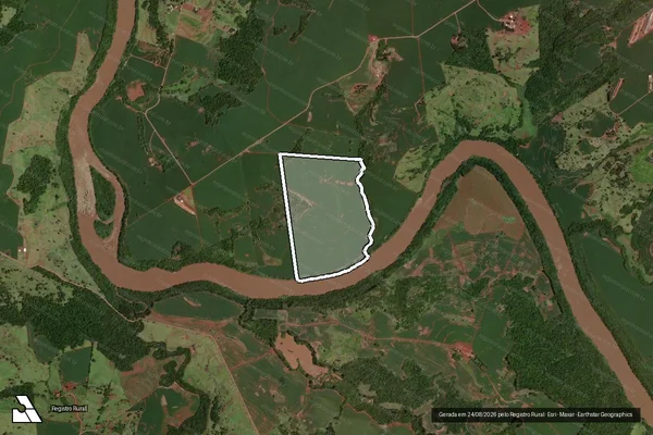 Imagem de satélite de Sitio Sao Jose I em QUARTO CENTENÁRIO - PR