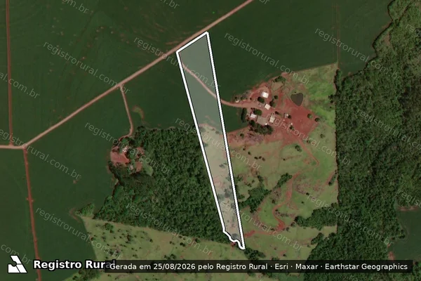 Imagem de satélite de SITIO ZÉ RITA em QUARTO CENTENÁRIO - PR