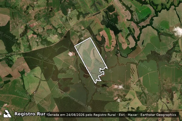 Imagem de satélite de Fazenda Sao Jose em GOIOERÊ - PR
