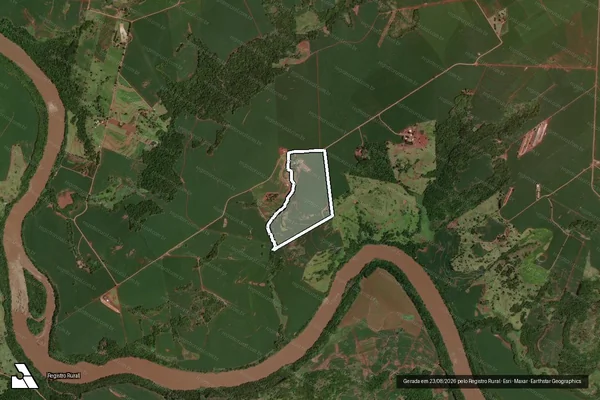 Imagem de satélite de Sitio Sao Joao em QUARTO CENTENÁRIO - PR