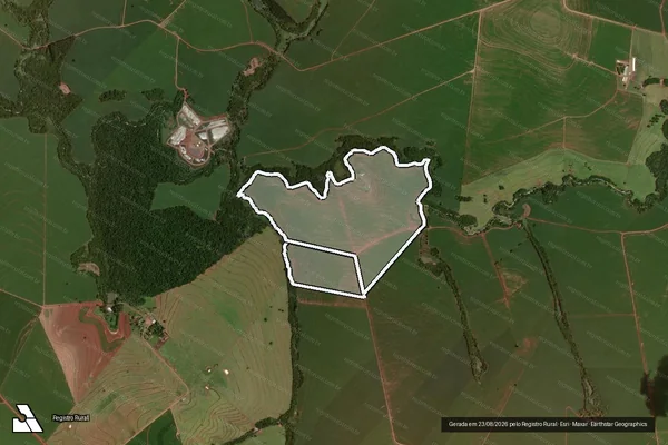 Imagem de satélite de SITIO ROMAGNOLO em RANCHO ALEGRE D'OESTE - PR
