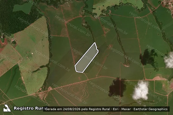 Imagem de satélite de SITIO JARDIM DO EDEM em RANCHO ALEGRE D'OESTE - PR
