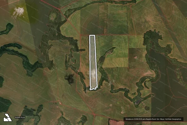 Imagem de satélite de FAZENDA SAMARIA em RANCHO ALEGRE D'OESTE - PR