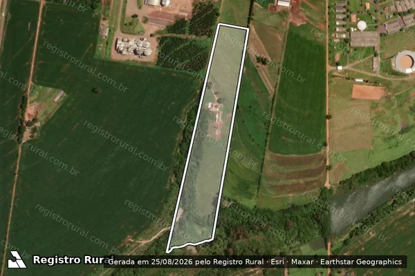 Imagem de satélite de Lt 4/A/2 Lt 4/A1 REM SUBD LT 4A1 em GOIOERÊ - PR