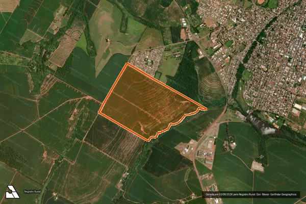 Imagem de satélite de Fazenda Jardim Timburi em GOIOERÊ - PR
