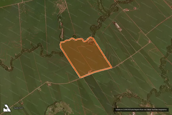 Imagem de satélite de SITIO BELA VISTA em RANCHO ALEGRE D'OESTE - PR