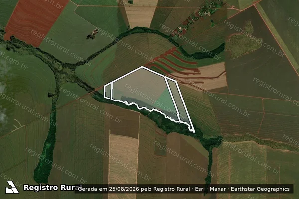 Imagem de satélite de Fazenda Goioerê em QUARTO CENTENÁRIO - PR