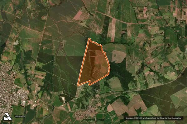 Imagem de satélite de Fazenda Saporiti em GOIOERÊ - PR