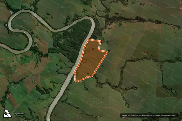 Imagem de satélite de Fazenda Nossa Senhora De Fatima em GOIOERÊ - PR
