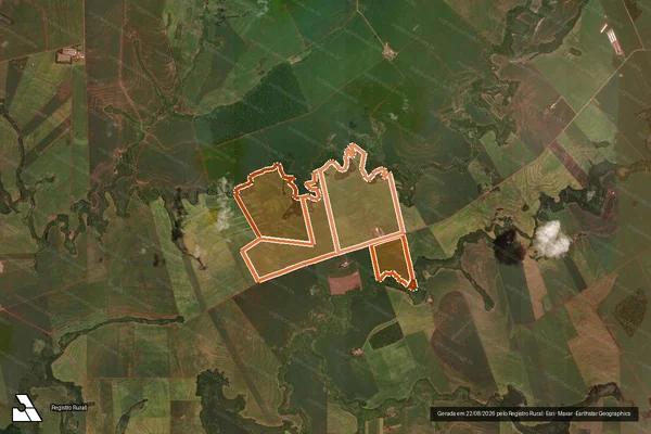 Imagem de satélite de FAZENDA SAMARIA II em RANCHO ALEGRE D'OESTE - PR