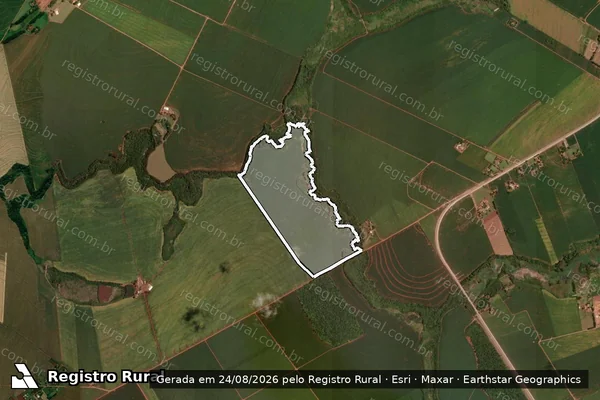 Imagem de satélite de Sitio Agua Bela em QUARTO CENTENÁRIO - PR