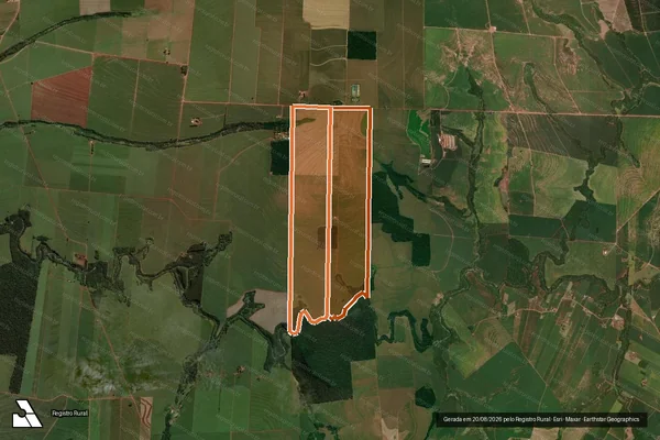 Imagem de satélite de FAZENDA BOM JESUS MAT 35978 em GOIOERÊ - PR