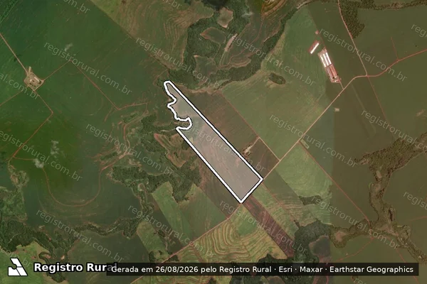 Imagem de satélite de SITIO SAO JOAO em Rancho Alegre D'Oeste - PR