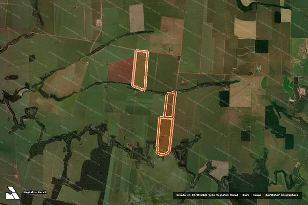 Imagem de satélite de FAZENDA SANTA RITA em MARILUZ - PR