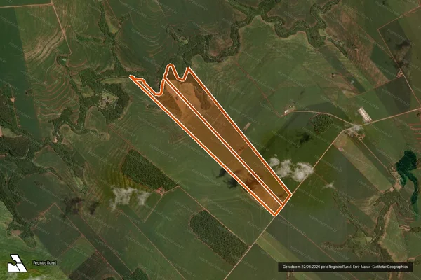 Imagem de satélite de FAZENDA ARARAJUBA em RANCHO ALEGRE D'OESTE - PR