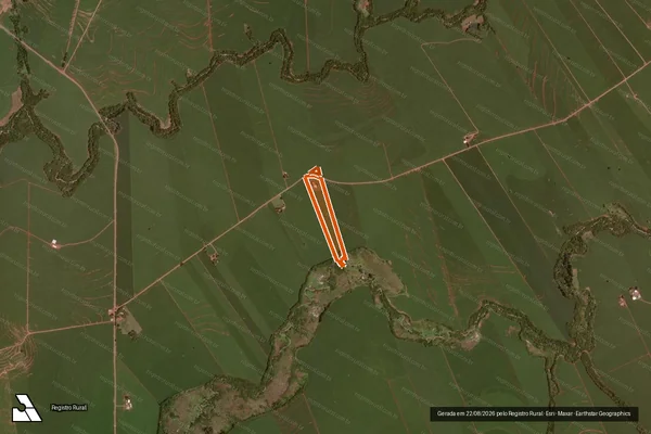 Imagem de satélite de Lt 168 Subdiv Gl 13 Col.Goioere em RANCHO ALEGRE D'OESTE - PR