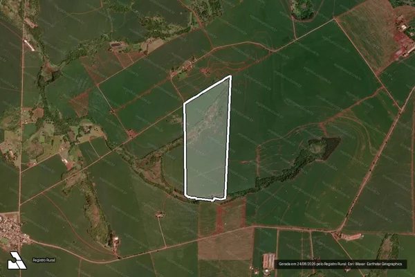Imagem de satélite de Sitio Progresso em QUARTO CENTENÁRIO - PR