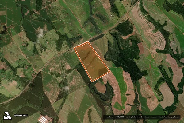 Imagem de satélite de SITIO BOM JARDIM MATR 37343 em GOIOERÊ - PR
