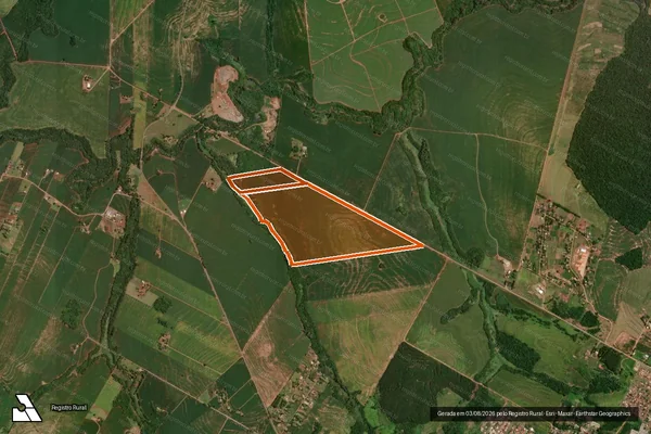 Imagem de satélite de SITIO VITORIA - Unificado em GOIOERÊ - PR