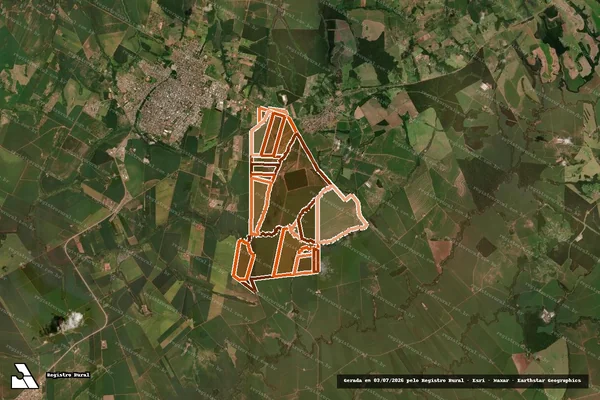 Imagem de satélite de FAZENDA BANDEIRANTES I em GOIOERÊ - PR