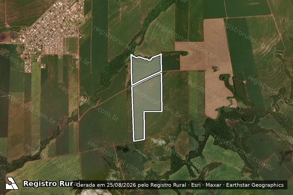 Imagem de satélite de Sitio Garcia II em QUARTO CENTENÁRIO - PR