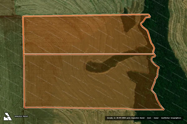 Imagem de satélite de FAZENDA BOM JESUS - LT 29 - REM em MAMBORÊ - PR