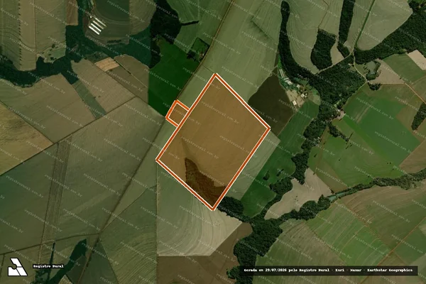 Imagem de satélite de FAZENDA BOI RAJADO LTS 76-B/7-B em MAMBORÊ - PR