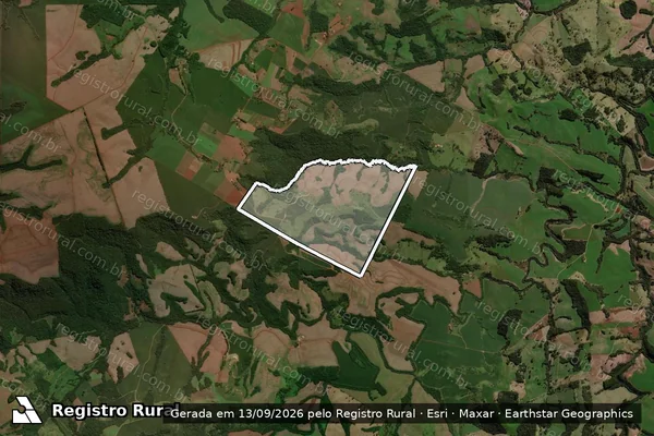 Imagem de satélite de Lt 28 Fazenda Sao Luiz em LUIZIANA - PR