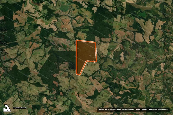 Imagem de satélite de Fazenda Santo Antonio em PITANGA - PR