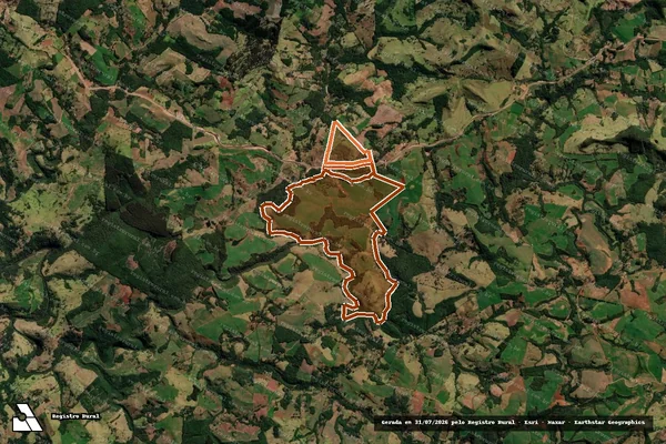 Imagem de satélite de FAZENDA ESPLANADA-MAT. 41444/41445 em PITANGA - PR
