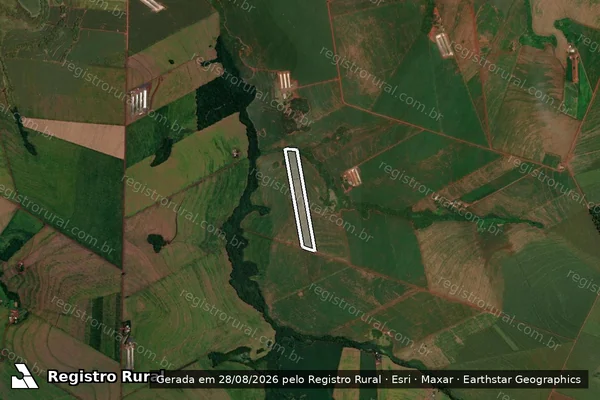 Imagem de satélite de LOTE 307 GLÉBA ALÍVIO em ASSIS CHATEAUBRIAND - PR