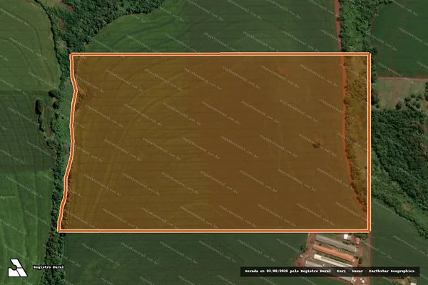 Imagem de satélite de Lote Rural N 38 em ASSIS CHATEAUBRIAND - PR