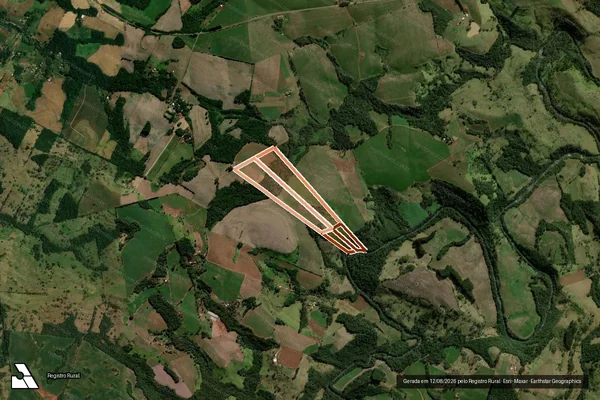 Imagem de satélite de Sitio Sao Pedro em NOVA TEBAS - PR