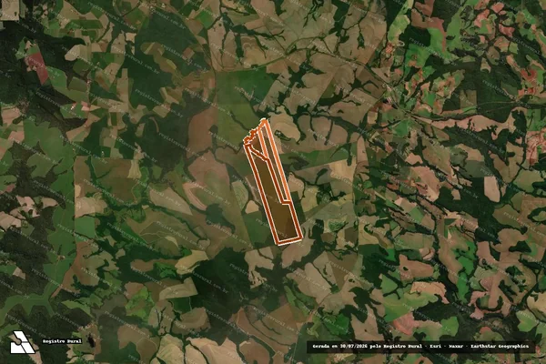 Imagem de satélite de FAZENDA FLORESTA 01-B e 01-C em CATANDUVAS - PR