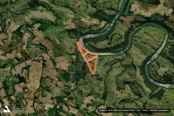 Imagem de satélite de Lts 16A 16B 16C Gb 9 Col A Cvel em IGUATU - PR