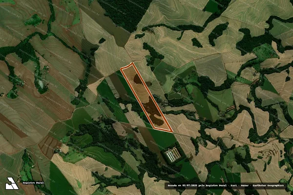 Imagem de satélite de Lote 19-D-2 Gleba 4 Col A Cvel em ANAHY - PR