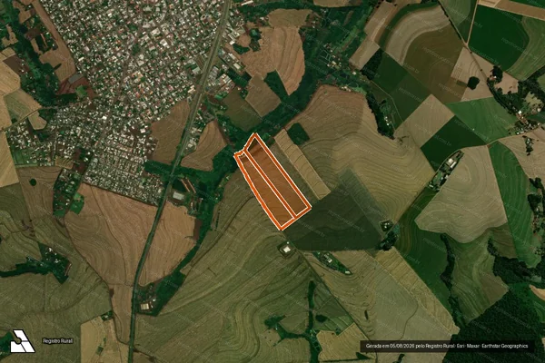 Imagem de satélite de Lote 15-B-1 Gl1 Col A Cvel em CORBÉLIA - PR