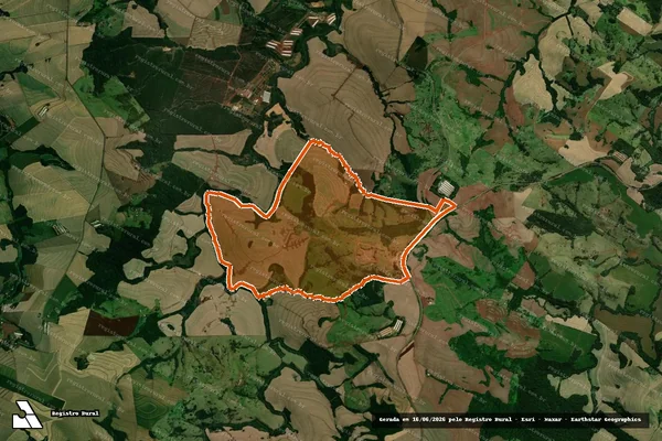 Imagem de satélite de FAZENDA SANTO EDUARDO em CORBÉLIA - PR