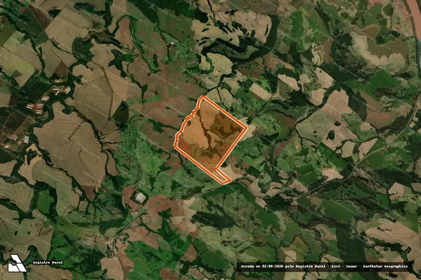 Imagem de satélite de FAZENDA CAVALHAR em CORBÉLIA - PR