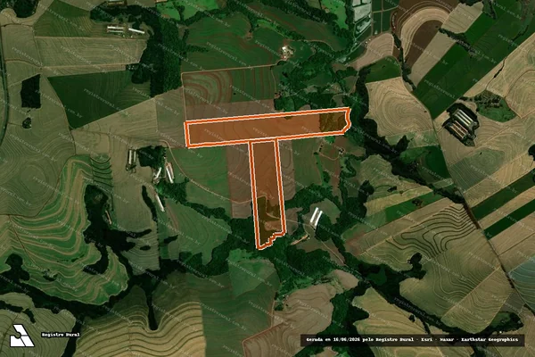 Imagem de satélite de LTS 12F/14A/14B GL 04 COL A CVEL em ANAHY - PR