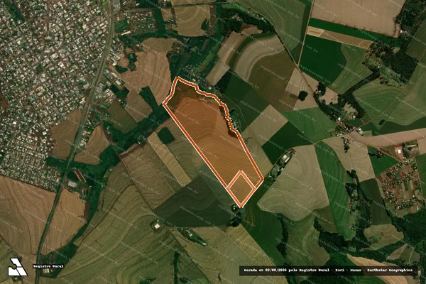 Imagem de satélite de Lote Rural 16-D-2 e 16-D-3 GL N 1 em CORBÉLIA - PR