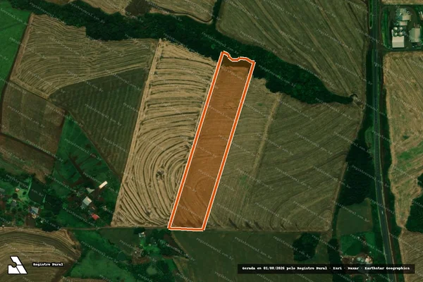 Imagem de satélite de Lote 92d Gleba 2 Col A Cascavel em CORBÉLIA - PR
