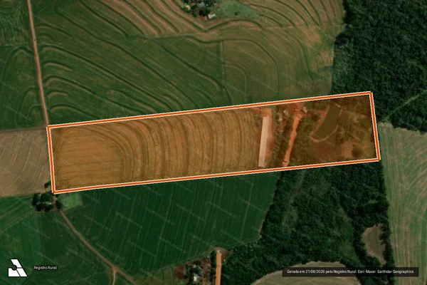 Imagem de satélite de Lote 28-A Gl 3 Col A Cascavel em CORBÉLIA - PR