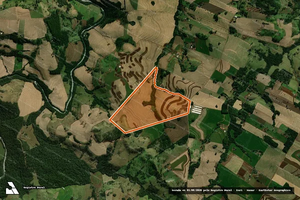 Imagem de satélite de LT 28 GB 9 COL "A" CVEL em IGUATU - PR