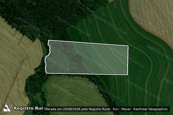 Imagem de satélite de Lote Rural 01 B Gl 06 Col A Cascav em CORBÉLIA - PR