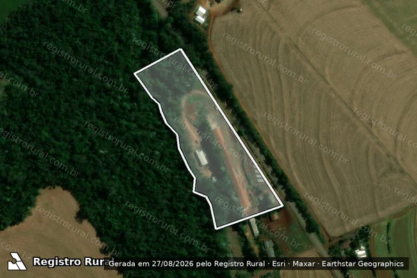Imagem de satélite de Lote 114c10 Gleba 2 Col A Cascavel em CORBÉLIA - PR