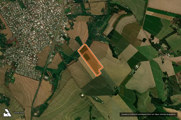 Imagem de satélite de Lote 16-A-1, Gl 1, Col. A Cascavel em CORBÉLIA - PR