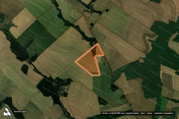 Imagem de satélite de Parte Lt 63 Gl 2 Col A Cascavel em CORBÉLIA - PR